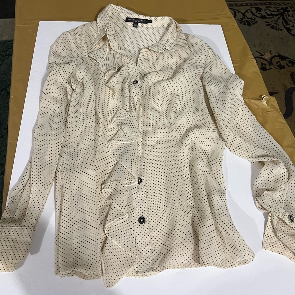 Robert Kitchen Canada Blouse Size M - image 2